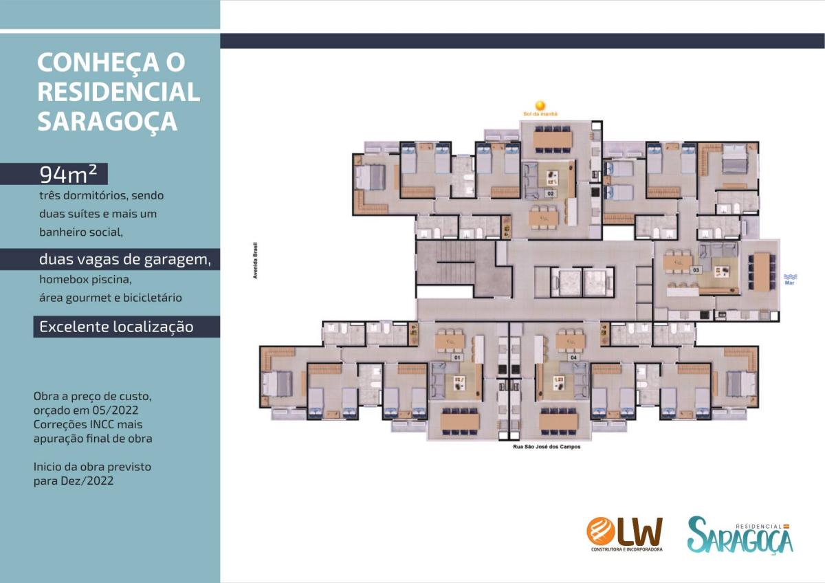 Apartamento à venda com 3 quartos, 94m² - Foto 2